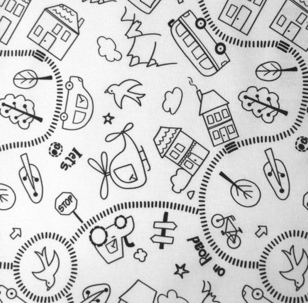 Tapis de coloriage lavable