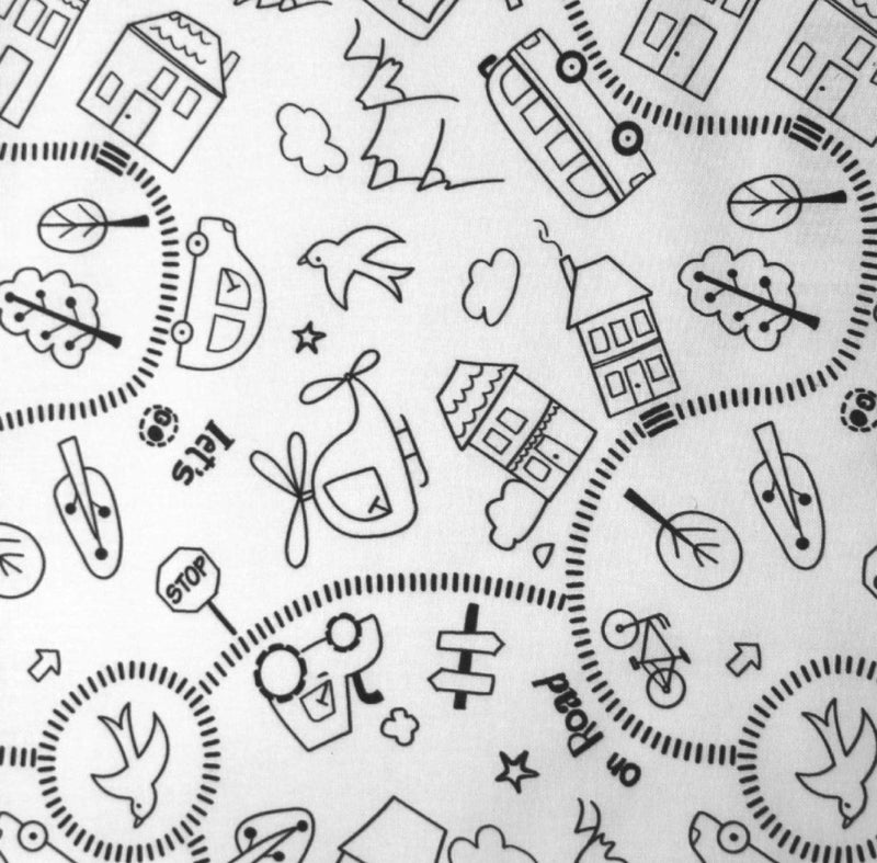 Tapis de coloriage lavable