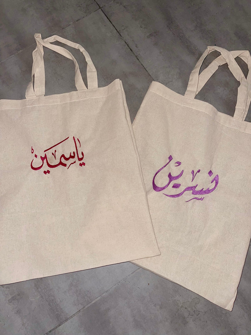 Tote bag Calligraphie